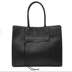 Rebecca Minkoff black leather tote
